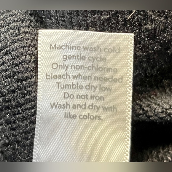 NWOT ATHLETA Sedona Sweatshirt Dress in Black Size XL - Picture 7 of 12